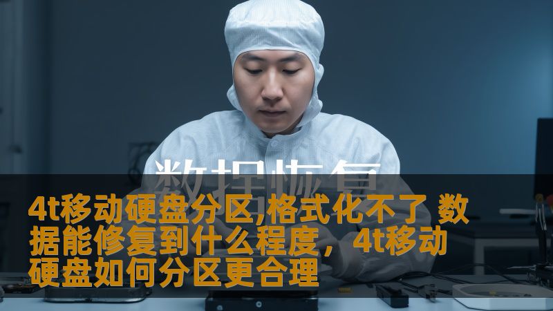 4T移动硬盘在分区和格式化过程中出现故障，导致无法完成操作。对于硬盘数据的修复工作到底能恢复到什么程度？本篇文章将为你详细解析，帮助你理解如何应对这种情况并恢复重要数据。
