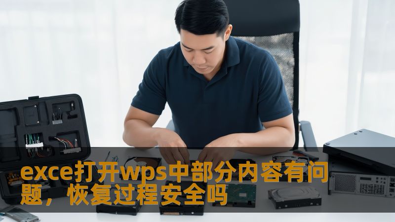 exce打开wps中部分内容有问题,恢复过程安全吗 exce打开wps中部分内容有问题,恢复过程安全吗