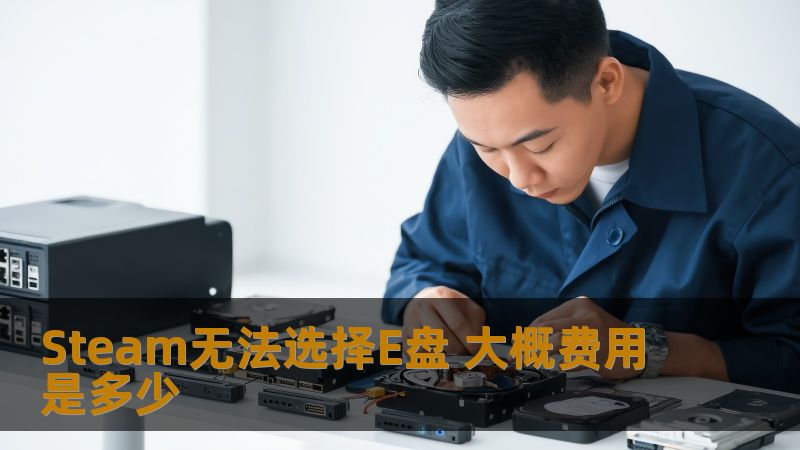 Steam无法选择E盘 大概费用是多少
