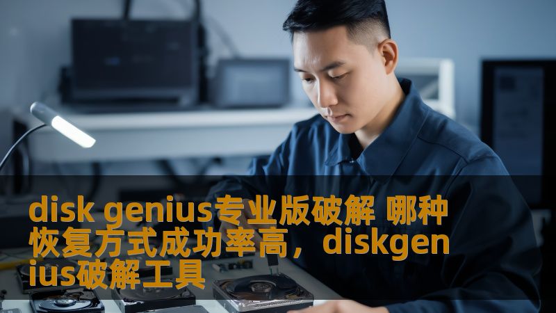 了解DiskGenius专业版破解及其在数据恢复中的应用，探索哪种恢复方式成功率更高。数据丢失的痛苦是否能够通过破解软件来有效缓解？本文为您提供专业的分析与建议，帮助您选择最佳的数据恢复方案。