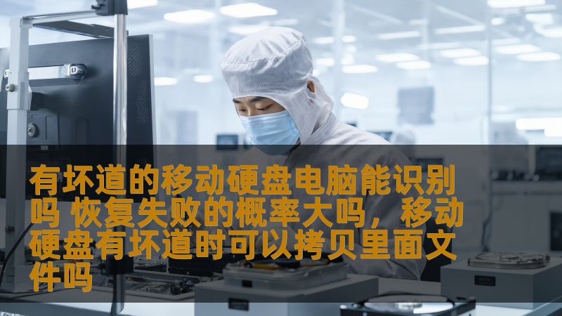 有坏道的移动硬盘电脑能识别吗 恢复失败的概率大吗，移动硬盘有坏道时可以拷贝里面文件吗