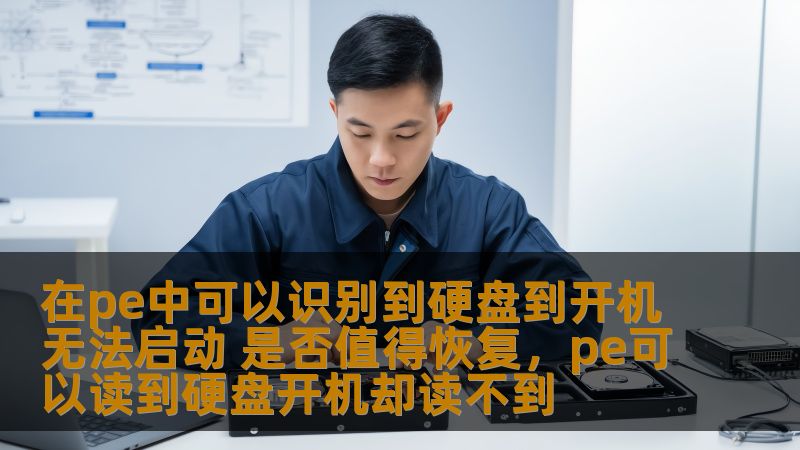 在pe中可以识别到硬盘到开机无法启动 是否值得恢复，pe可以读到硬盘开机却读不到