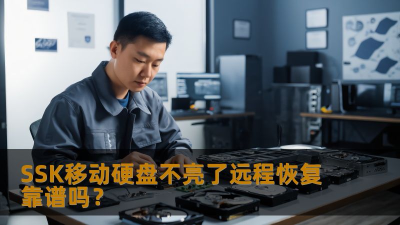 SSK移动硬盘不亮了远程恢复靠谱吗？本文将深入分析移动硬盘故障及恢复方法，帮助用户解决数据丢失问题。