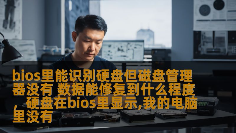 bios里能识别硬盘但磁盘管理器没有 数据能修复到什么程度，硬盘在bios里显示,我的电脑里没有