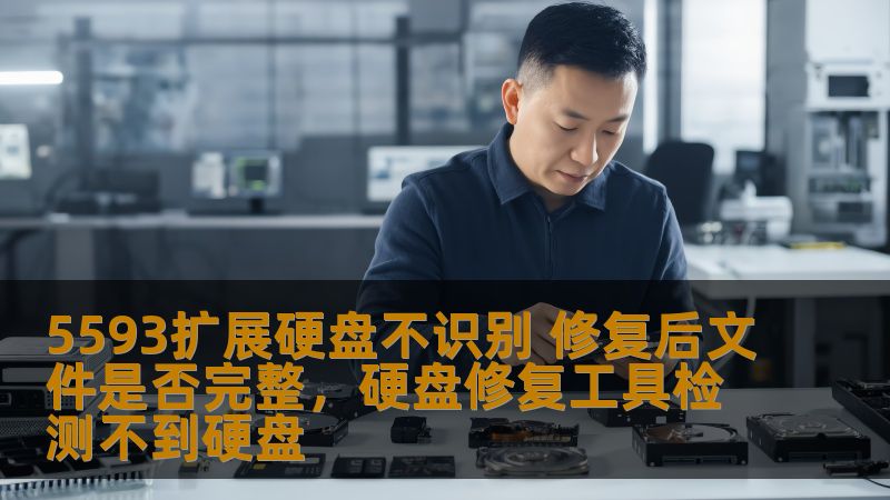 5593扩展硬盘不识别 修复后文件是否完整，硬盘修复工具检测不到硬盘