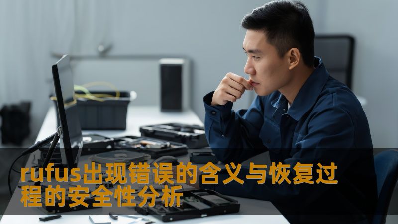 rufus出现错误的含义与恢复过程的安全性分析
