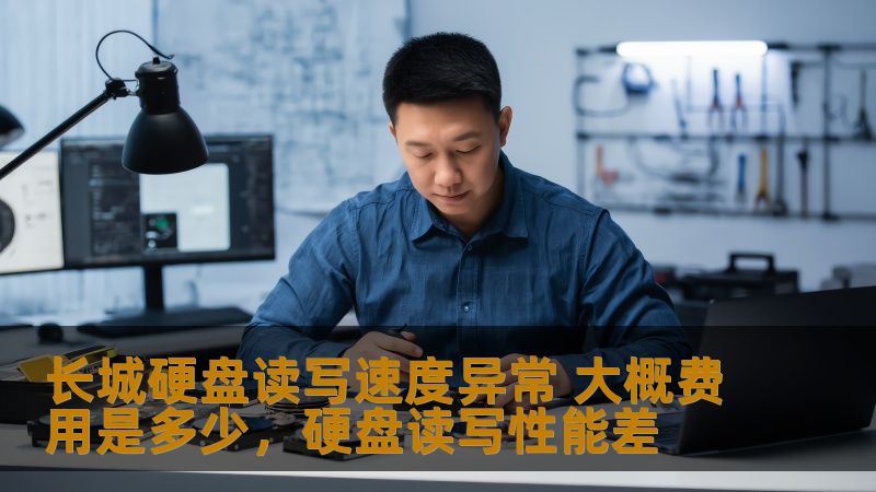 长城硬盘读写速度异常 大概费用是多少，硬盘读写性能差