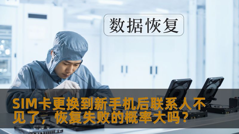 SIM卡更换到新手机后联系人不见了，恢复失败的概率大吗？