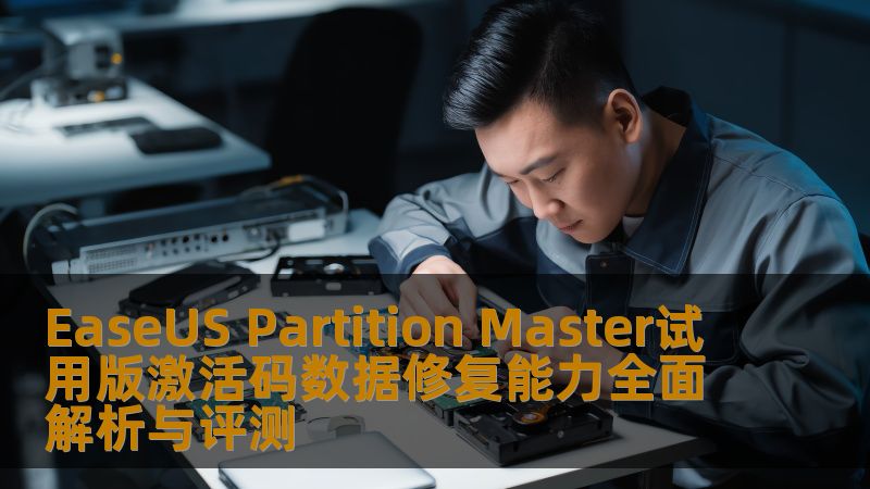 EaseUS Partition Master试用版激活码数据修复能力全面解析与评测