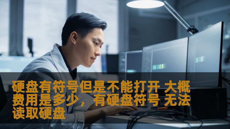 硬盘有符号但是不能打开 大概费用是多少，有硬盘符号 无法读取硬盘