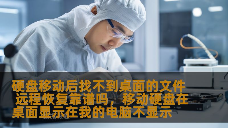 你的硬盘刚刚被移动，然而在重新连接后，你发现桌面上的重要文件消失不见了。是不是所有希望都断了？其实，远程恢复数据的技术可以帮你轻松找回那些丢失的文件。本文将详细介绍这一技术，揭开它的神秘面纱，让你放心恢复数据。