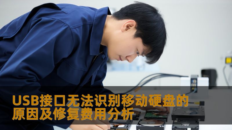 USB接口无法识别移动硬盘的原因及修复费用分析