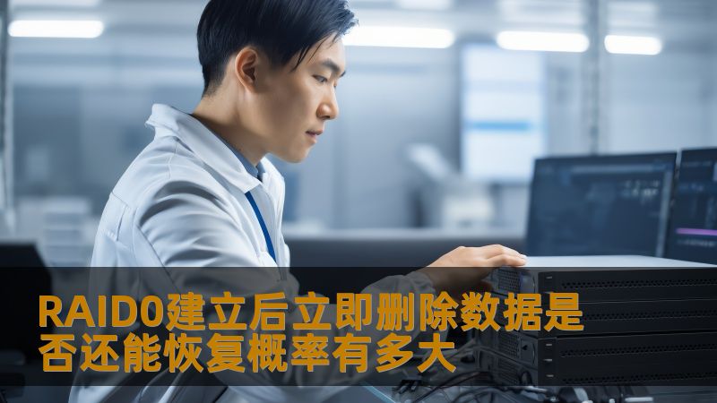 RAID0建立后立即删除数据是否还能恢复概率有多大