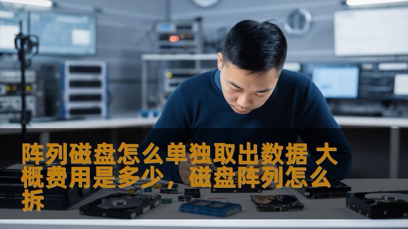 阵列磁盘怎么单独取出数据 大概费用是多少，磁盘阵列怎么拆