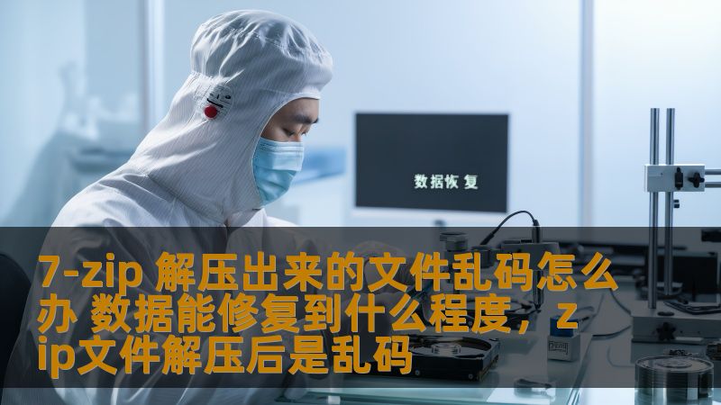 7-zip 解压出来的文件乱码怎么办 数据能修复到什么程度，zip文件解压后是乱码