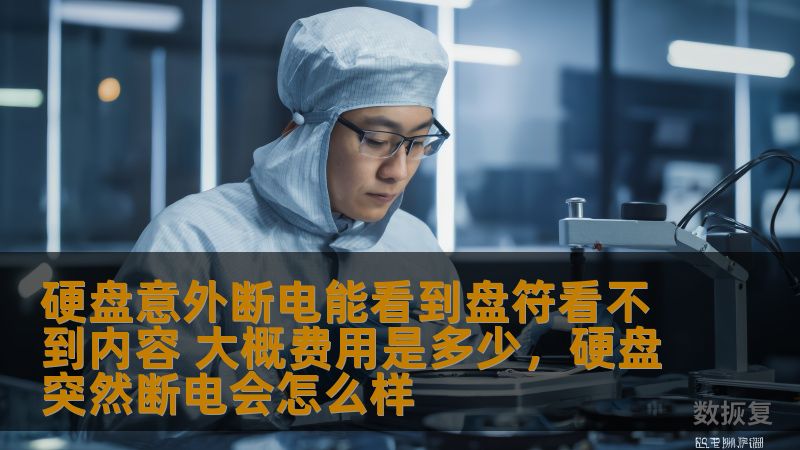 本文详细解析了硬盘意外断电后无法正常读取数据的原因，盘符可见但内容无法显示的情况，并提供解决方法及相关费用预估，帮助用户在面对硬盘问题时做出正确决策。