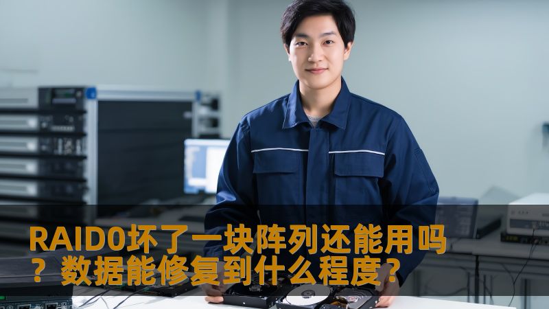 RAID0坏了一块阵列还能用吗？数据能修复到什么程度？