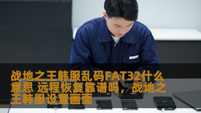 战地之王韩服乱码FAT32什么意思 远程恢复靠谱吗，战地之王韩服设置画面