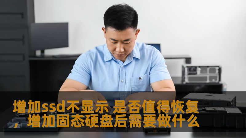 你是否也遇到过SSD增加后不显示的问题？不用慌张，这篇文章将帮你找出解决方法，同时解析增加SSD是否值得恢复，让你的存储空间管理更加高效。