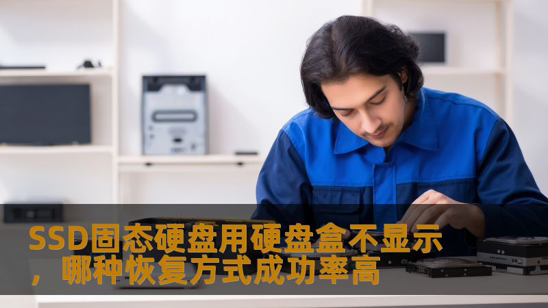 SSD固态硬盘用硬盘盒不显示，哪种恢复方式成功率高