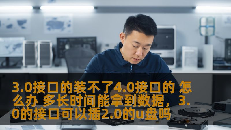 3.0接口的装不了4.0接口的 怎么办 多长时间能拿到数据，3.0的接口可以插2.0的u盘吗
