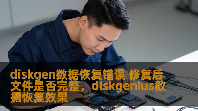 diskgen数据恢复错误 修复后文件是否完整，diskgenius数据恢复效果