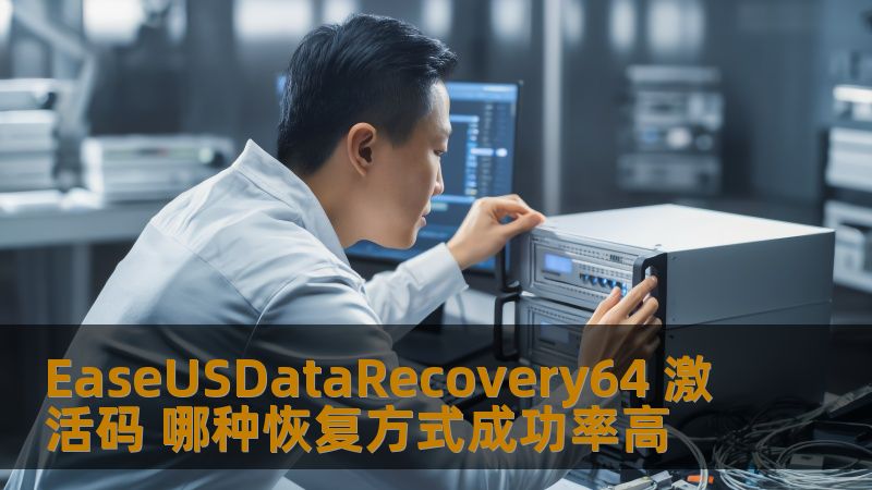 了解EaseUSDataRecovery64激活码及其恢复方式的成功率，帮助用户选择最佳的数据恢复方案。