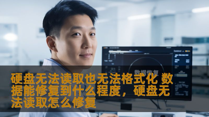 硬盘无法读取也无法格式化 数据能修复到什么程度，硬盘无法读取怎么修复