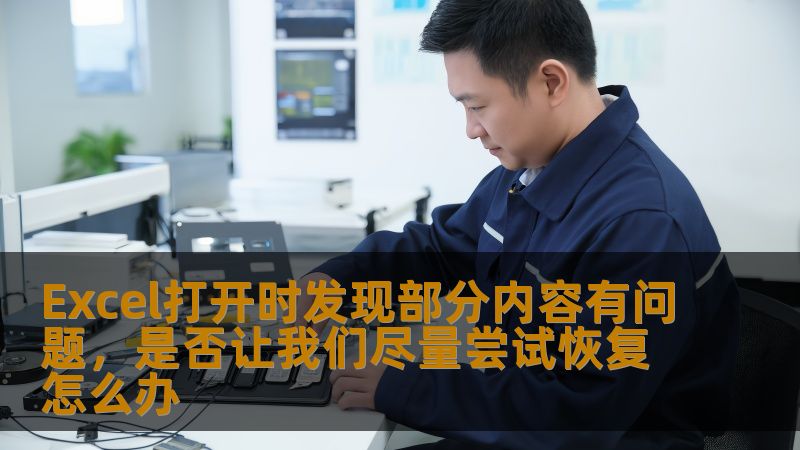 Excel打开时发现部分内容有问题,是否让我们尽量尝试恢复怎么办 Excel打开时发现部分内容有问题,是否让我们尽量尝试恢复怎么办
