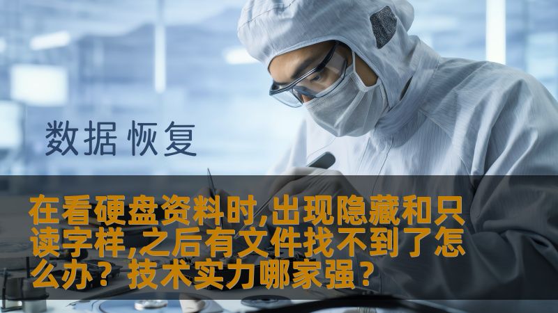 在日常使用硬盘时，我们常常遇到“隐藏”和“只读”的字样，并且有时文件找不到了。面对这种情况，我们该如何应对呢？本文将为你提供专业的解决方案，帮助你恢复丢失文件，解决硬盘故障问题，并深入分析技术实力强大的服务商，保障数据安全无忧。