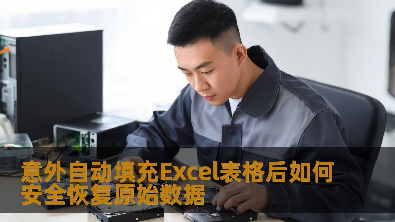 意外自动填充Excel表格后如何安全恢复原始数据