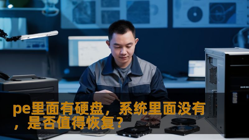pe里面有硬盘，但系统里面没有，这种情况是否值得恢复？本文将为您解析常见故障及恢复方法。