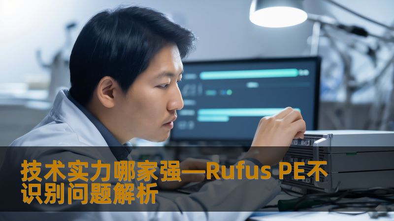 技术实力哪家强—Rufus PE不识别问题解析