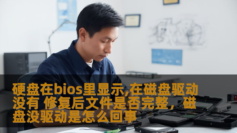 硬盘在bios里显示,在磁盘驱动没有 修复后文件是否完整，磁盘没驱动是怎么回事