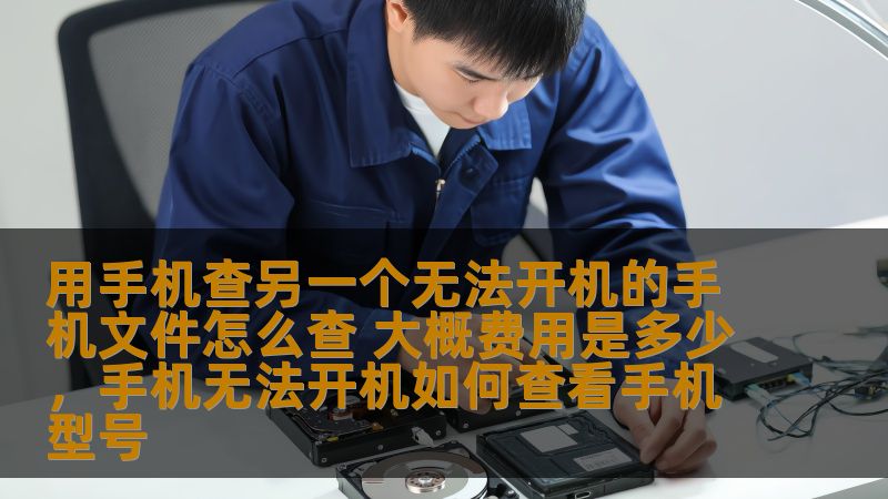 用手机查另一个无法开机的手机文件怎么查 大概费用是多少，手机无法开机如何查看手机型号