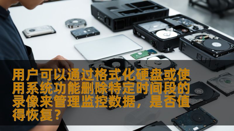用户可以通过格式化硬盘或使用系统功能删除特定时间段的录像来管理监控数据,是否值得恢复? 用户可以通过格式化硬盘或使用系统功能删除特定时间段的录像来管理监控数据,是否值得恢复?