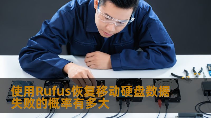 使用Rufus恢复移动硬盘数据失败的概率有多大