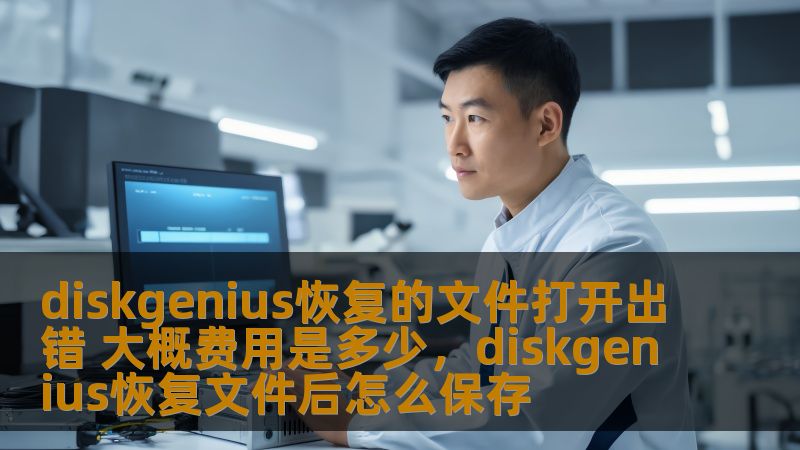 diskgenius恢复的文件打开出错 大概费用是多少，diskgenius恢复文件后怎么保存