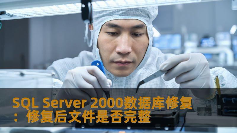 了解SQL Server 2000数据库修复的方法，确保修复后文件的完整性，解决用户在数据恢复过程中的常见问题。