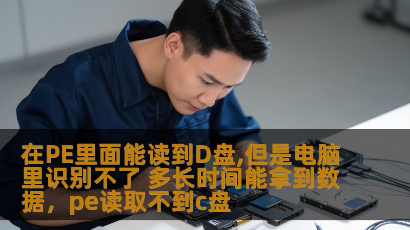 在PE里面能读到D盘,但是电脑里识别不了 多长时间能拿到数据，pe读取不到c盘