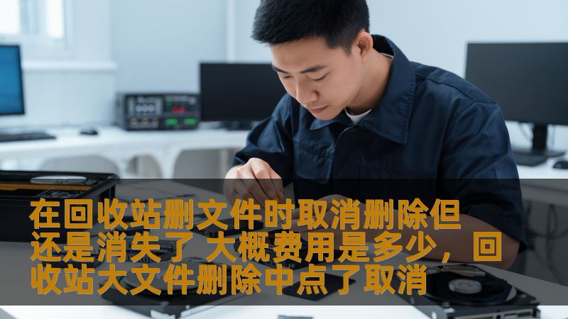 在回收站删文件时取消删除但还是消失了 大概费用是多少，回收站大文件删除中点了取消