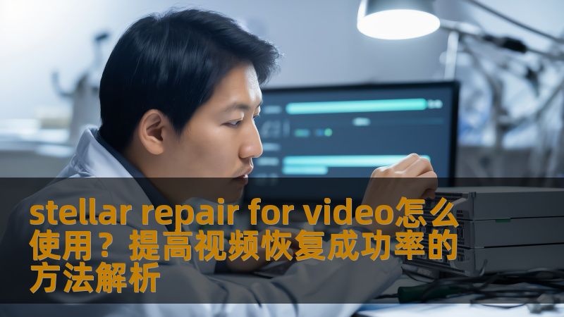了解如何使用 Stellar Repair for Video 进行视频恢复，提升恢复成功率，解决视频文件损坏问题。