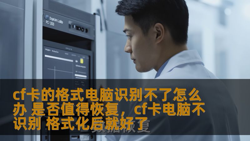 cf卡的格式电脑识别不了怎么办 是否值得恢复，cf卡电脑不识别 格式化后就好了