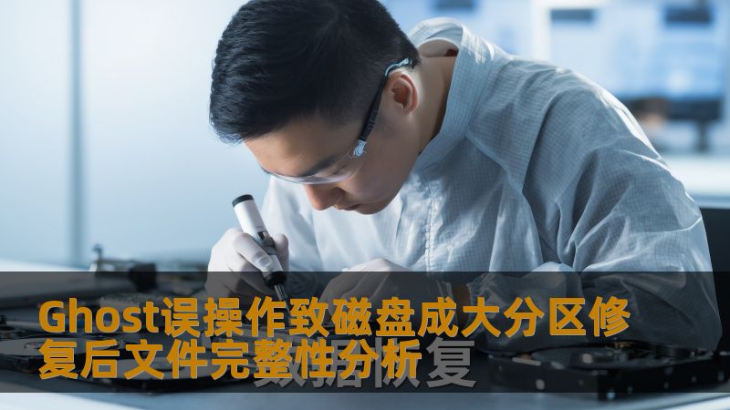Ghost误操作致磁盘成大分区修复后文件完整性分析 Ghost误操作致磁盘成大分区修复后文件完整性分析