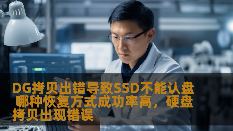 DG拷贝出错导致SSD不能认盘 哪种恢复方式成功率高，硬盘拷贝出现错误