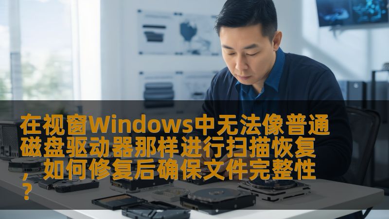 在视窗Windows中无法像普通磁盘驱动器那样进行扫描恢复，如何修复后确保文件完整性？