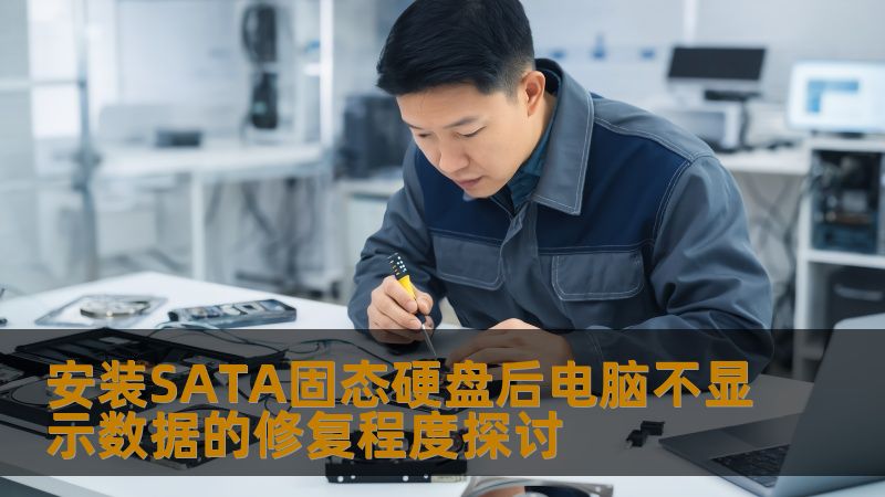安装SATA固态硬盘后电脑不显示数据的修复程度探讨