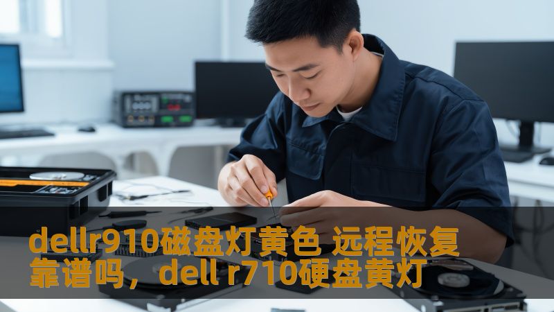 dellr910磁盘灯黄色 远程恢复靠谱吗，dell r710硬盘黄灯
