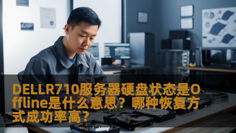 DELLR710服务器硬盘状态是Offline是什么意思？哪种恢复方式成功率高？