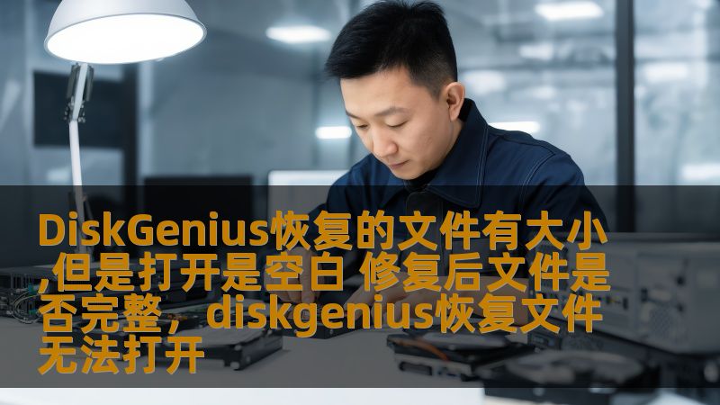 DiskGenius恢复的文件有大小,但是打开是空白 修复后文件是否完整,diskgenius恢复文件无法打开 DiskGenius恢复的文件有大小,但是打开是空白 修复后文件是否完整,diskgenius恢复文件无法打开